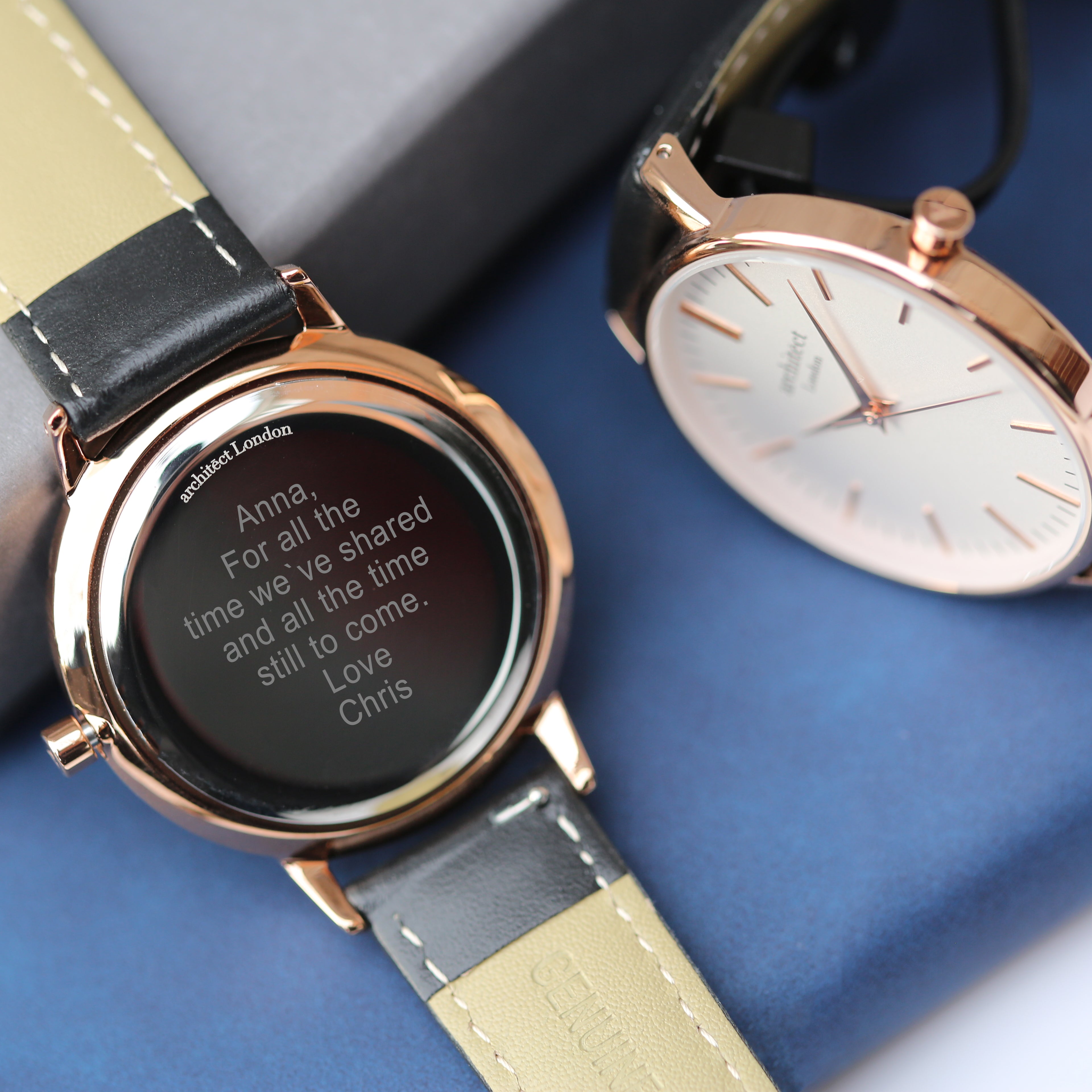 Ladies personalised watch