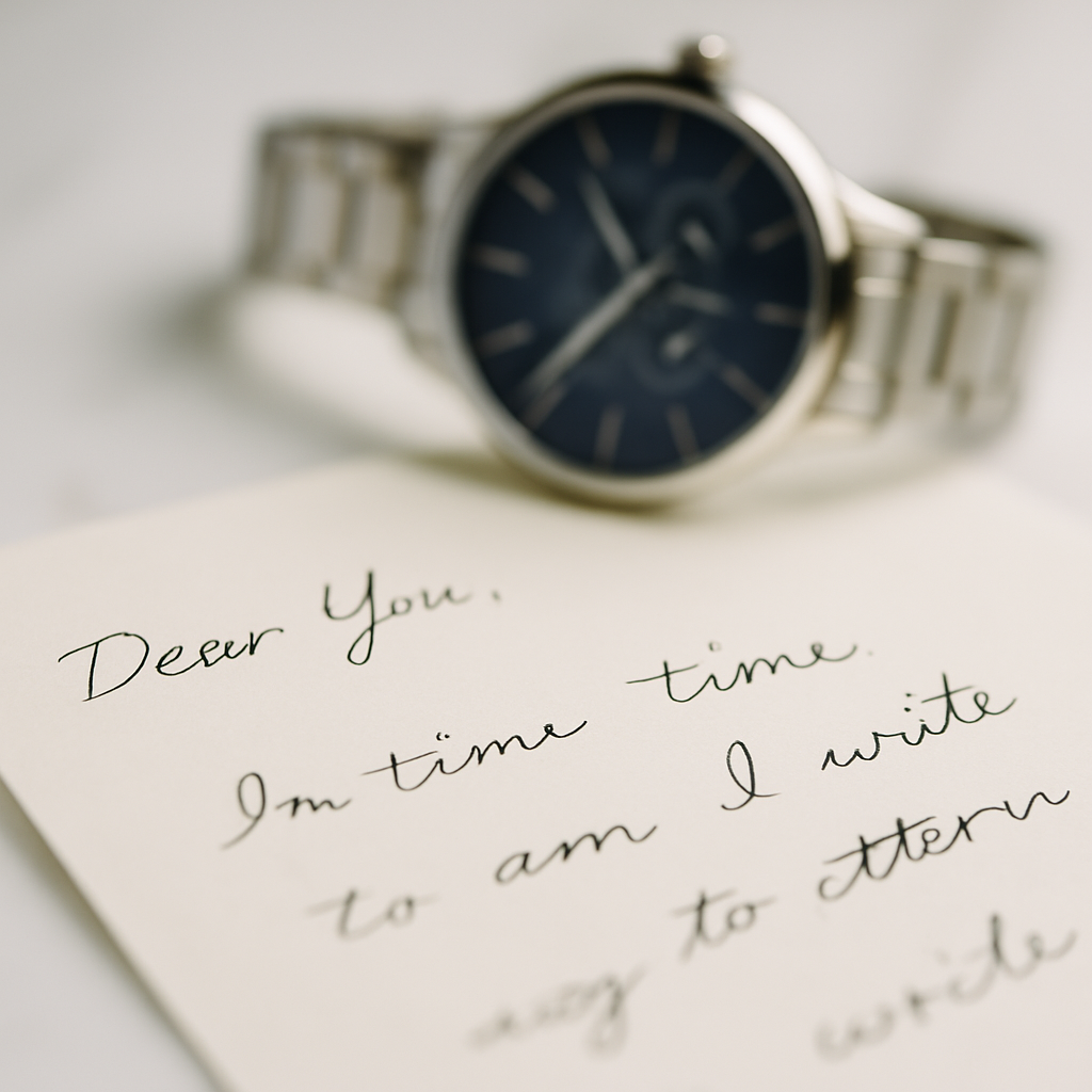 What If Time Could Write You a Letter?