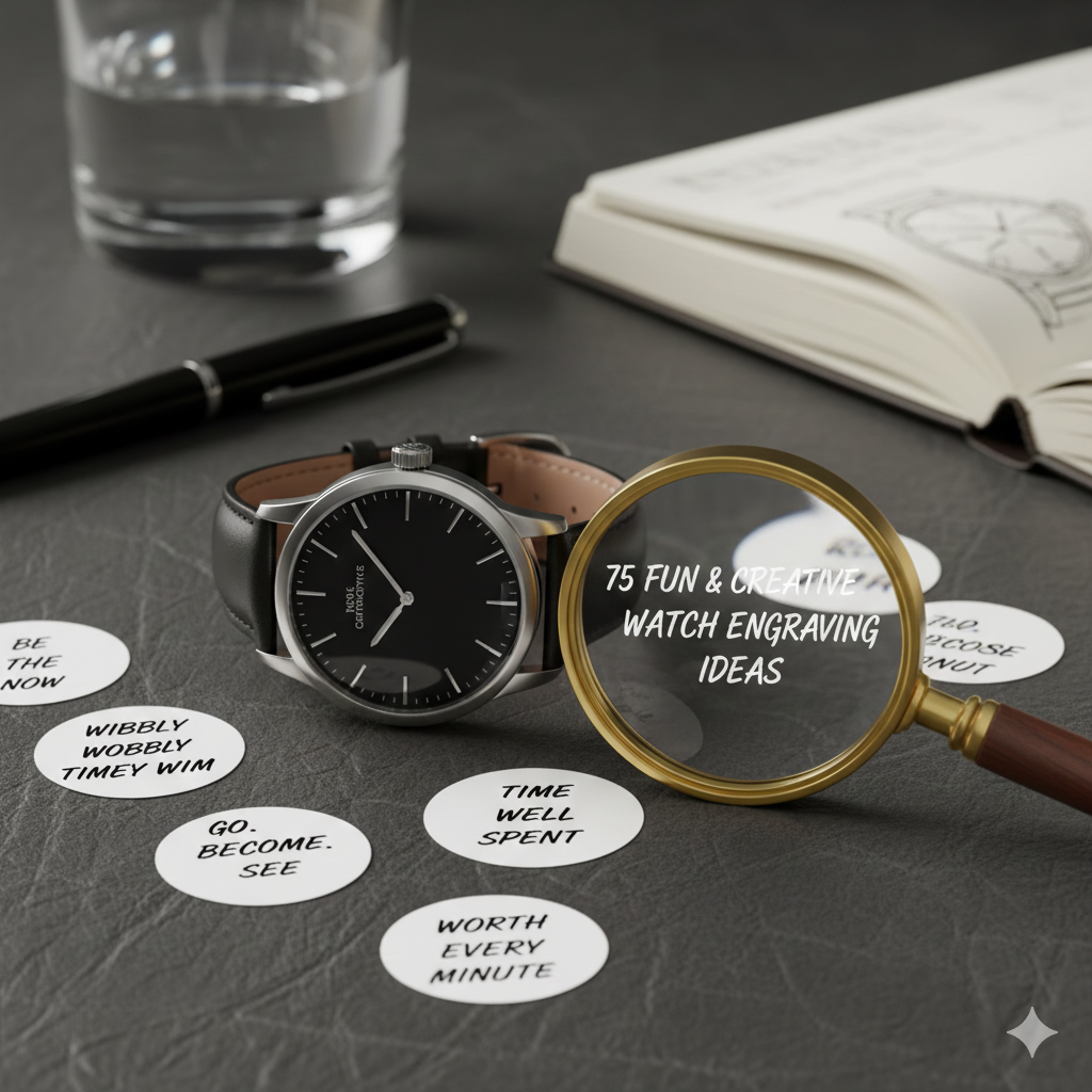 Watch Engraving Ideas | 75 Funny, Witty & Puns
