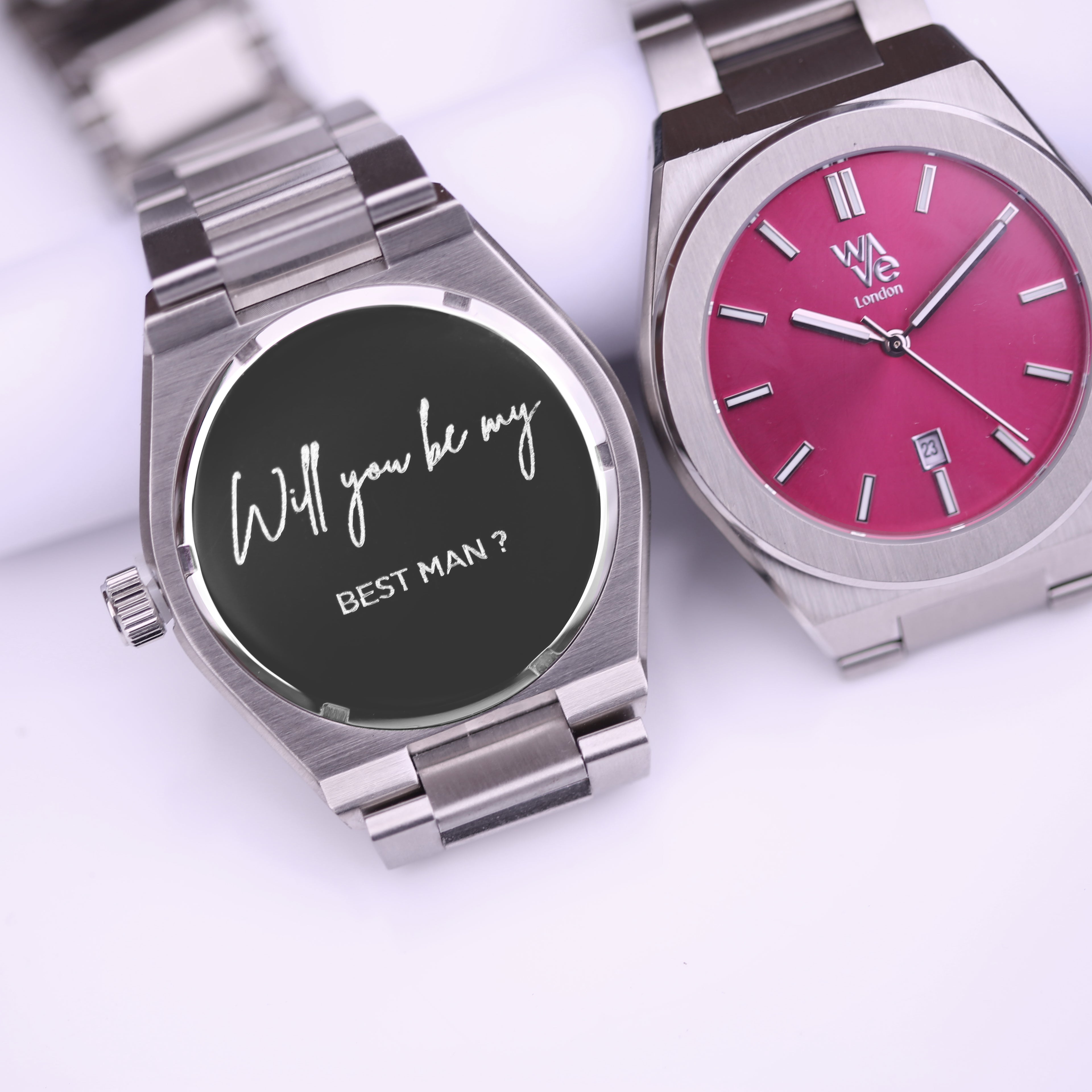 Customisable Watch With Text Your Handwriting, Engraved Forever | Personalised Watch – Architect Watches