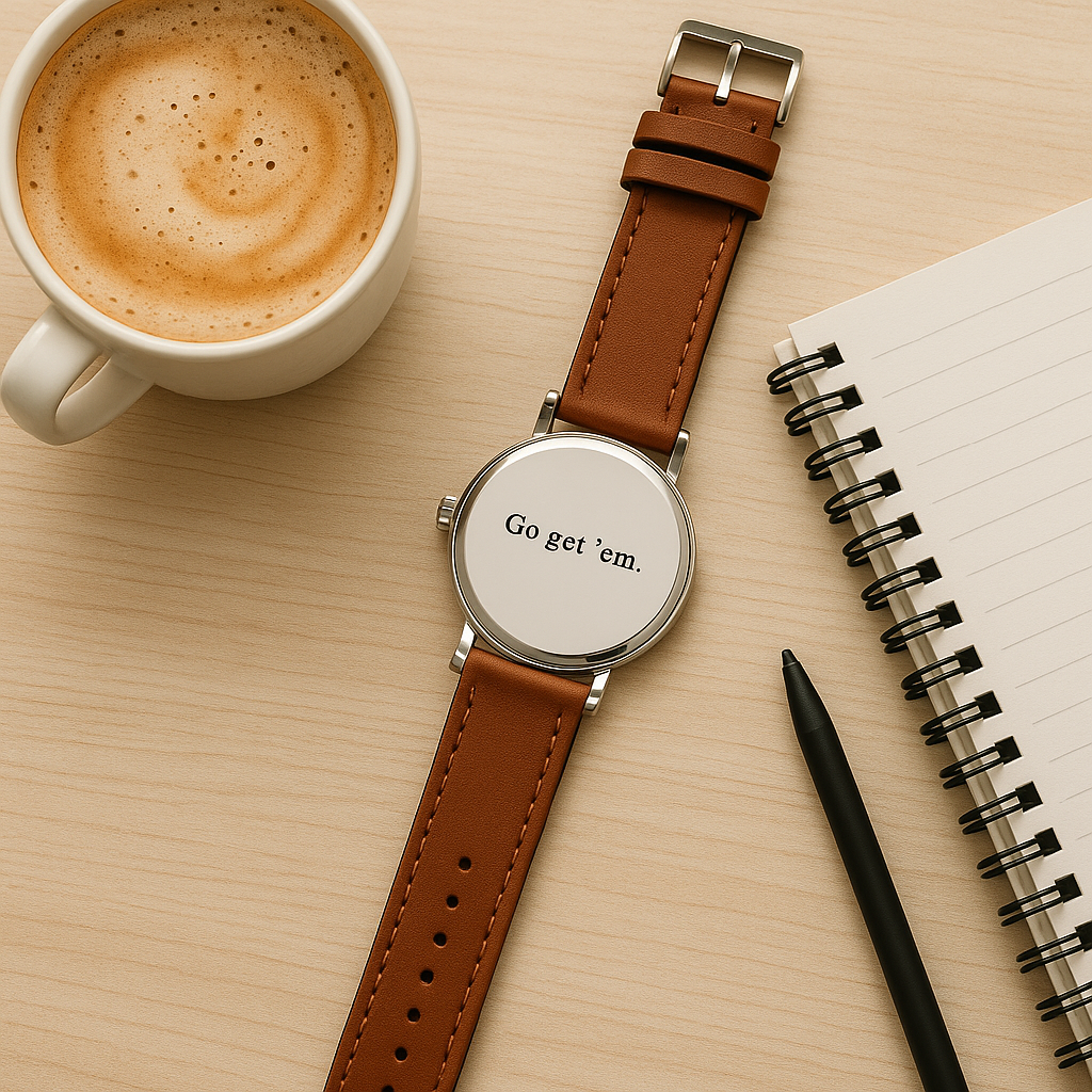 Start Strong: Why Gifting a Personalised Watch Sets the Tone for Everything