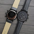 Contactless Payment Watch - Men's Motivator + Jet Black Strap + Modern Font Engraving