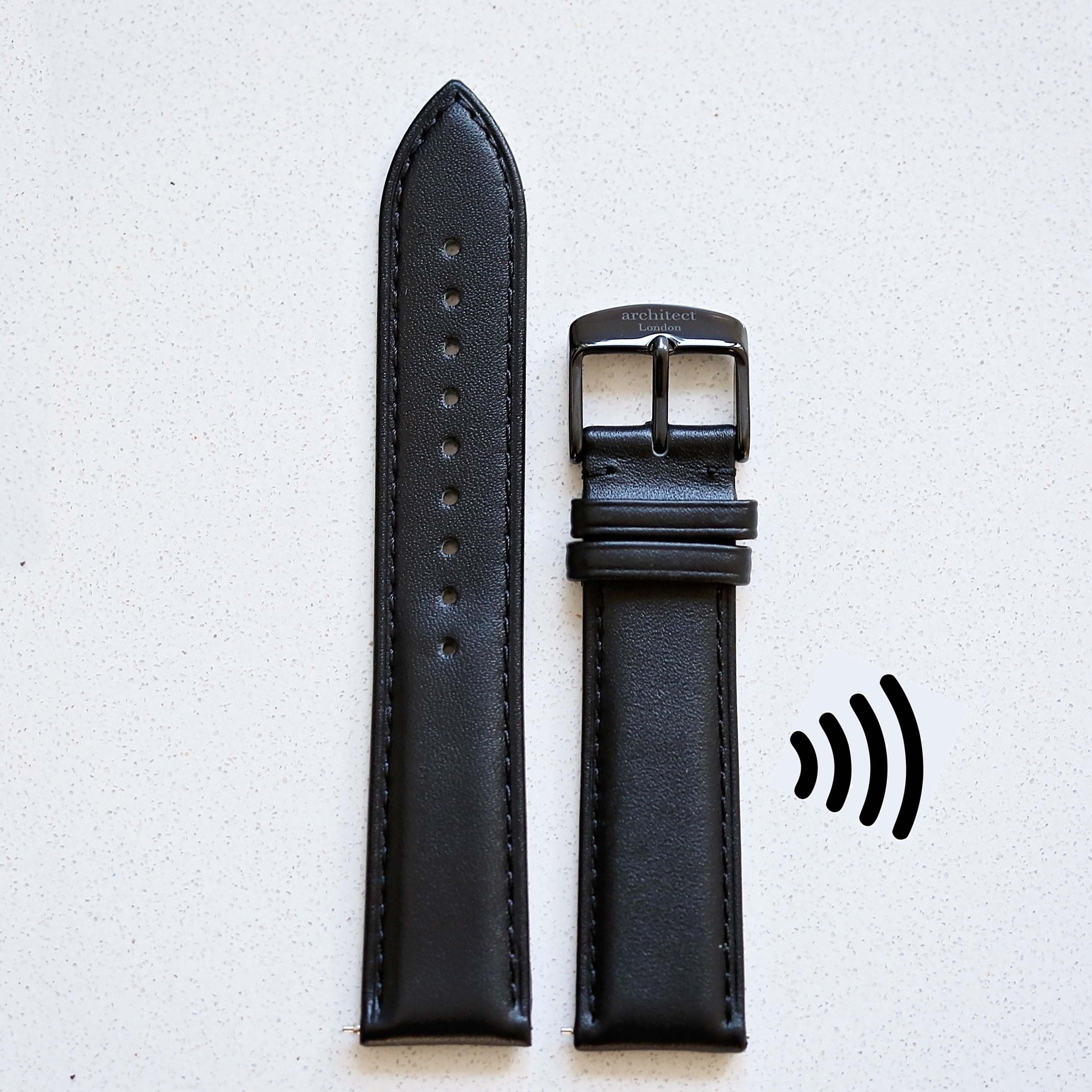 Contactless Payment Snap-Strap - Jet Black