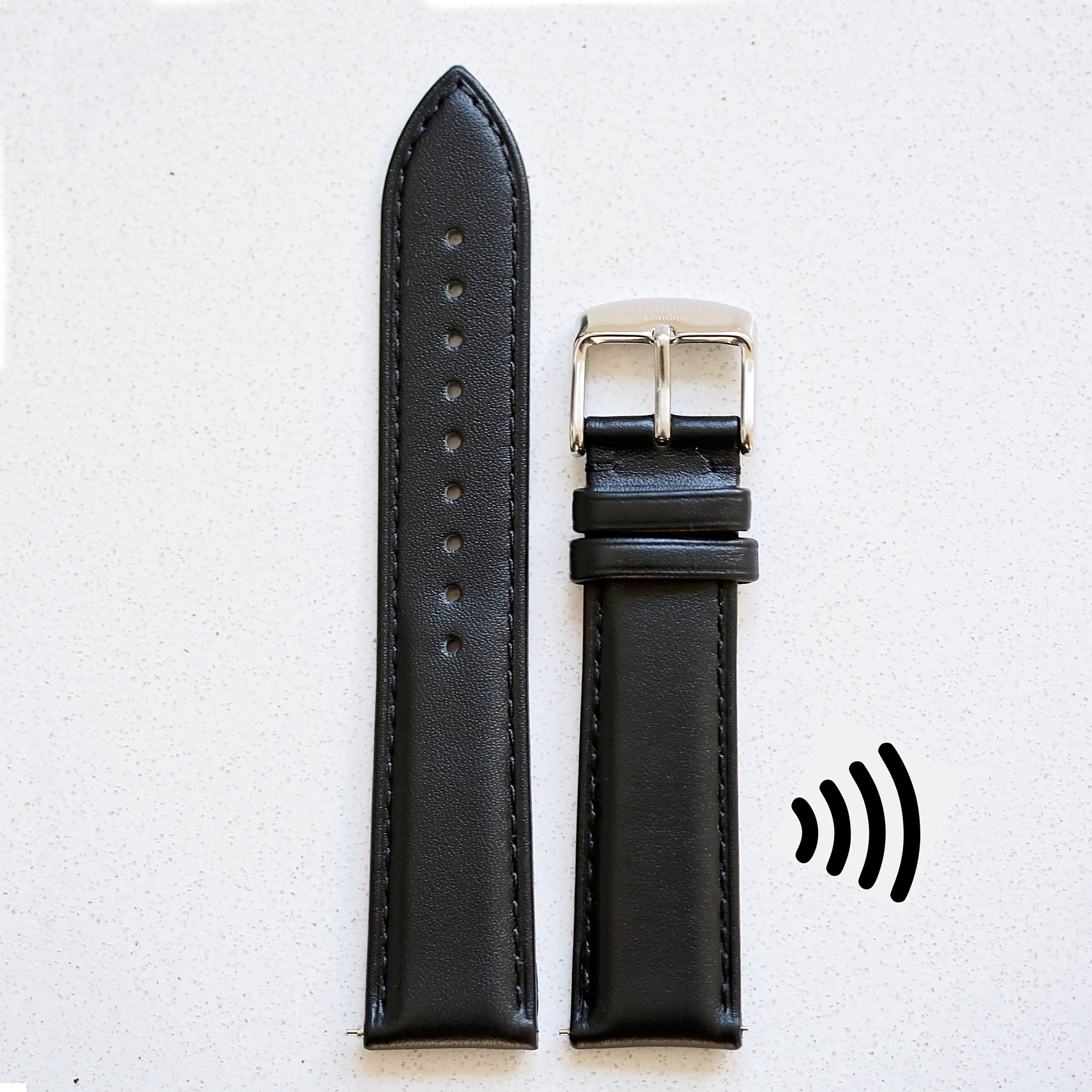 Contactless Payment Snap-Strap - Jet Black