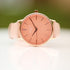 Contactless Payment Watch - Ladies Architēct Coral + Light Pink Strap + Own Handwriting Engraving