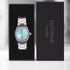 Wave by Architect Watch in Ocean Blue - Modern Font Engraving