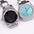 Wave by Architect Watch in Ocean Blue - Modern Font Engraving