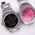 Wave by Architect Watch in Blush Ripple - Modern Font Engraving