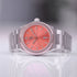 Wave by Architect Watch in Peach Breeze - Modern Font Engraving