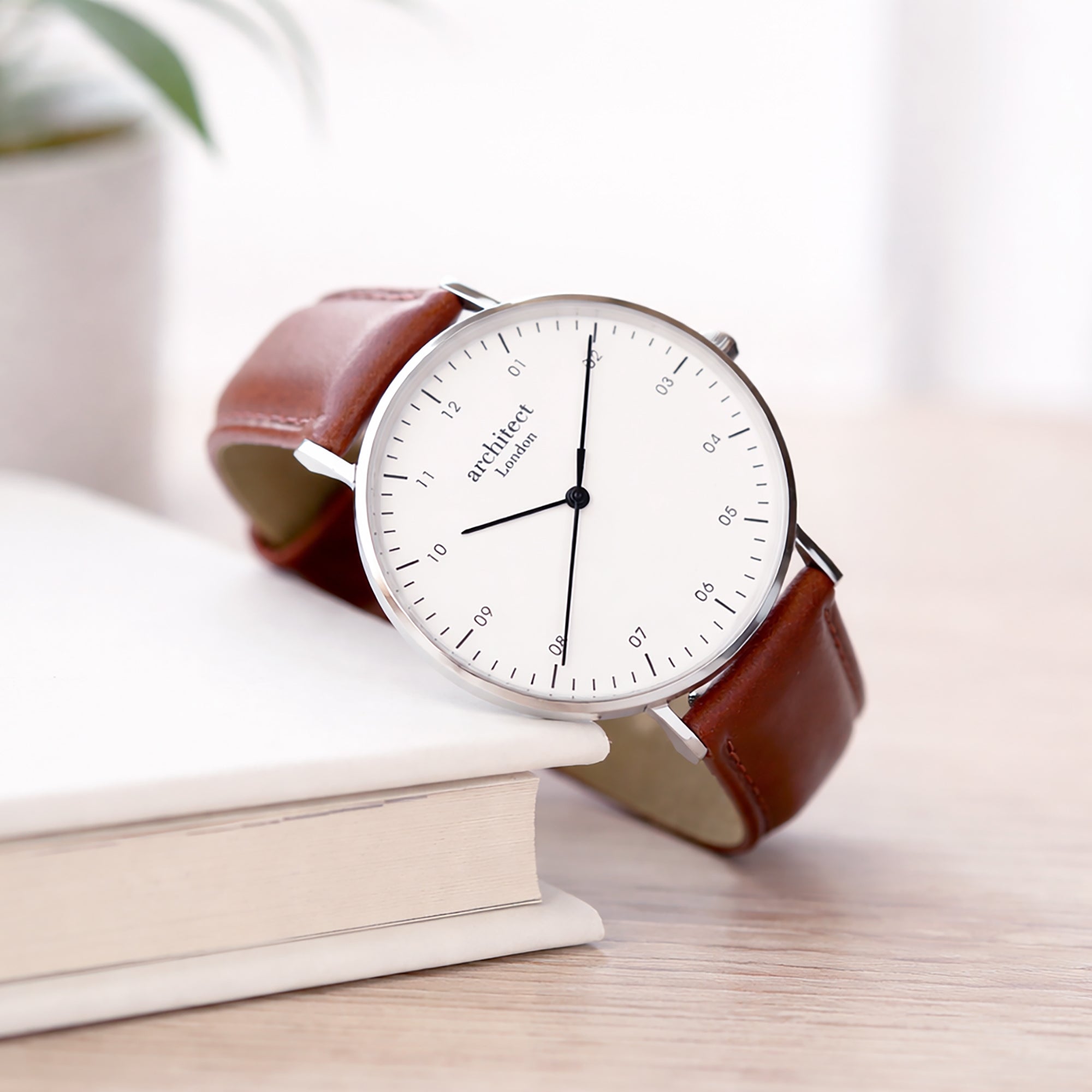 Personalised Wedding Watch for Groomsmen, Best Man & Ushers – Engraved Gift by Architect