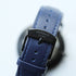 Modern Font Engraving - Men's Minimalist Watch + Admiral Blue Strap