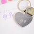 Hearts Forever Keychain With Handwriting Engraving - Wear We Met