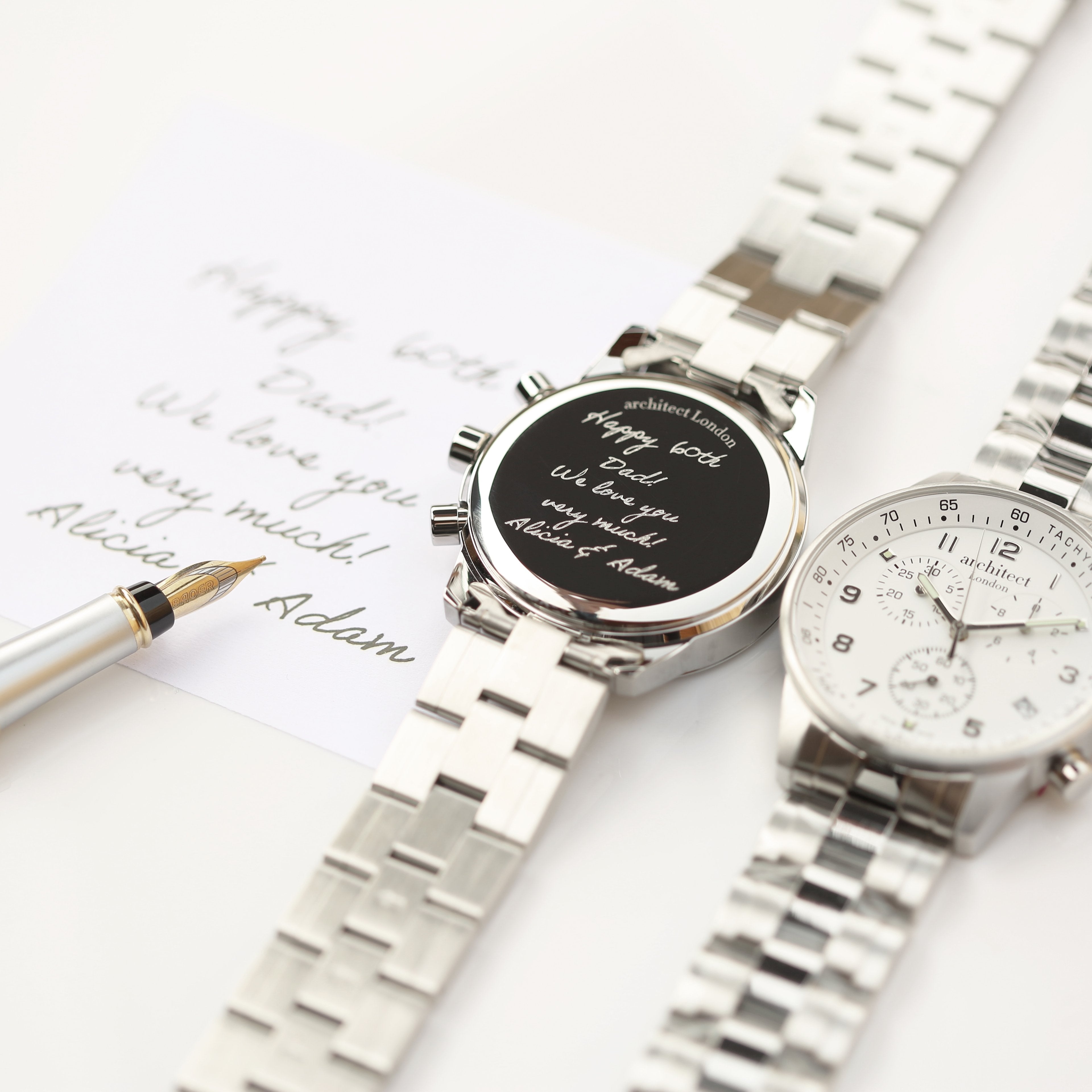 Swiss Made Men's Architect Endeavour - Handwriting Engraving