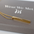 Handwriting Bar Necklace - Wear We Met